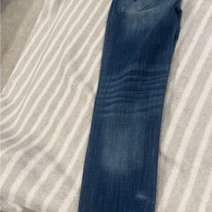 American Eagle Outfitters Men's Dark Blue Straight Jeans